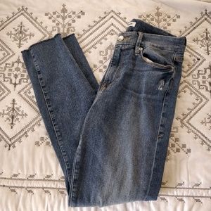 Good American Good Legs Distressed Skinny Jeans 27